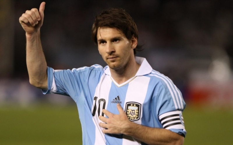 Recorrido de Messi en la Seleccin Argentina
