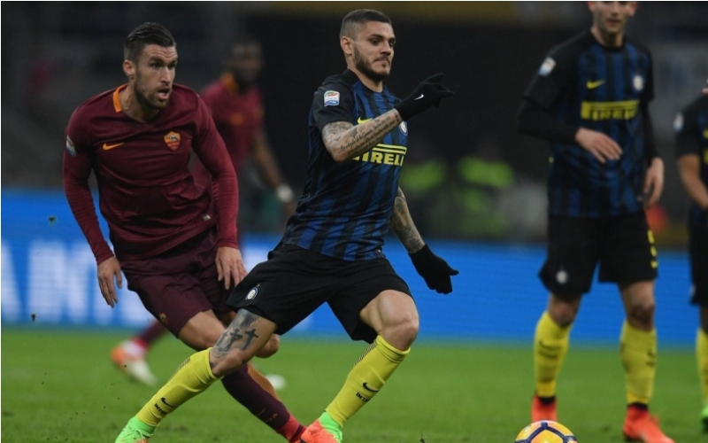 Goles argentinos en Inter 1-3 Roma