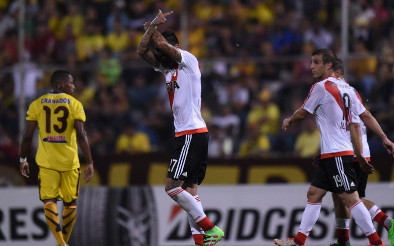 Los ms veteranos en marcar para River por Copa Libertadores