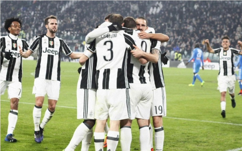 Juventus le ganó al Napoli 3 a 1 por la primera semifinal de la Copa Italia