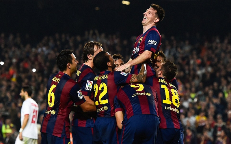 El Sevilla, una de las vctimas preferidas de Messi