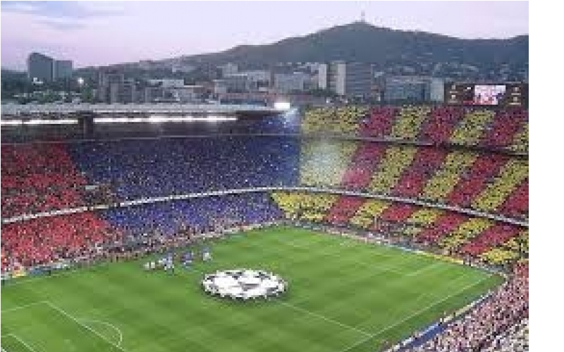Simeone en el Nou Camp